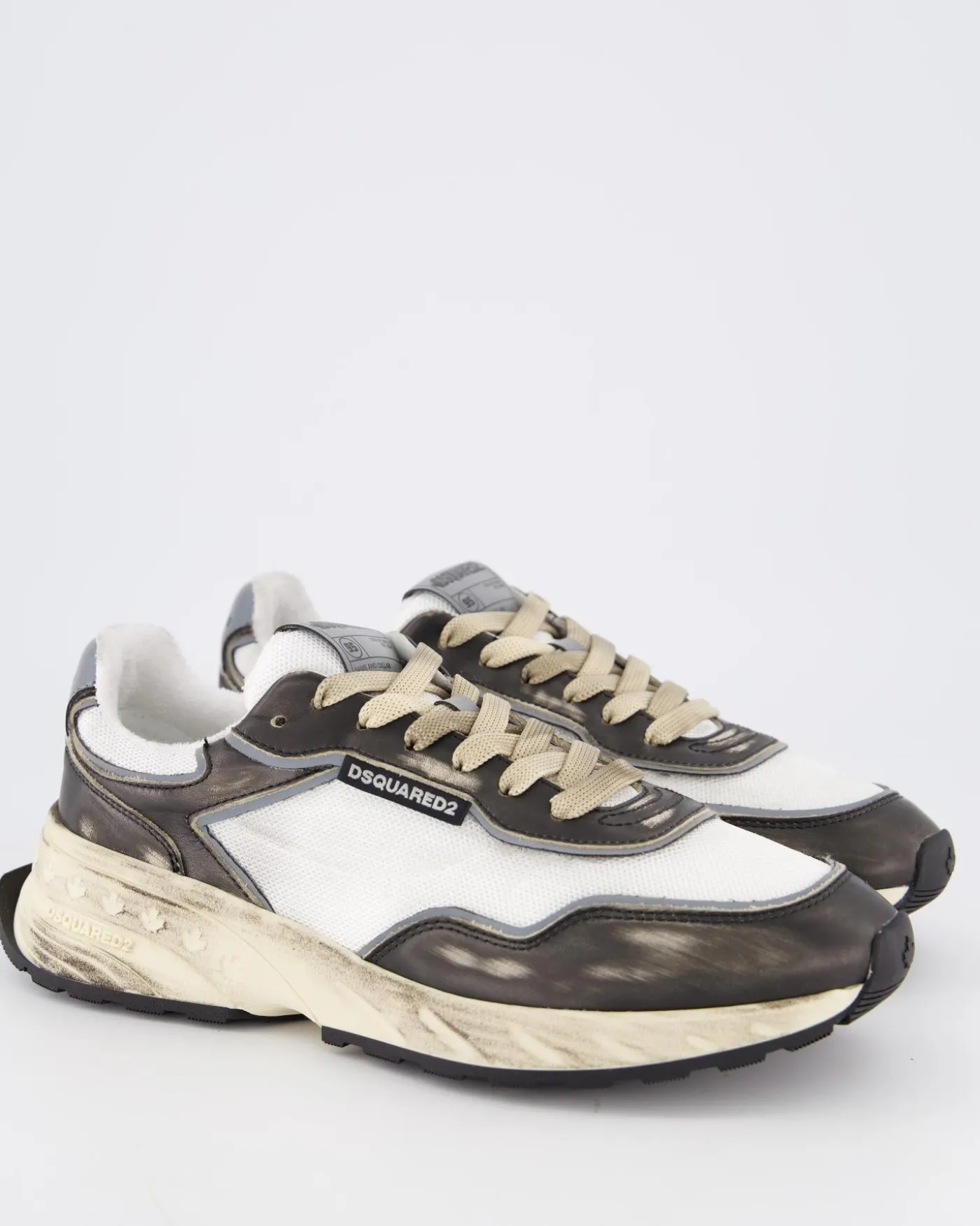 Heren Sprinter Sneaker Zwart/Wit