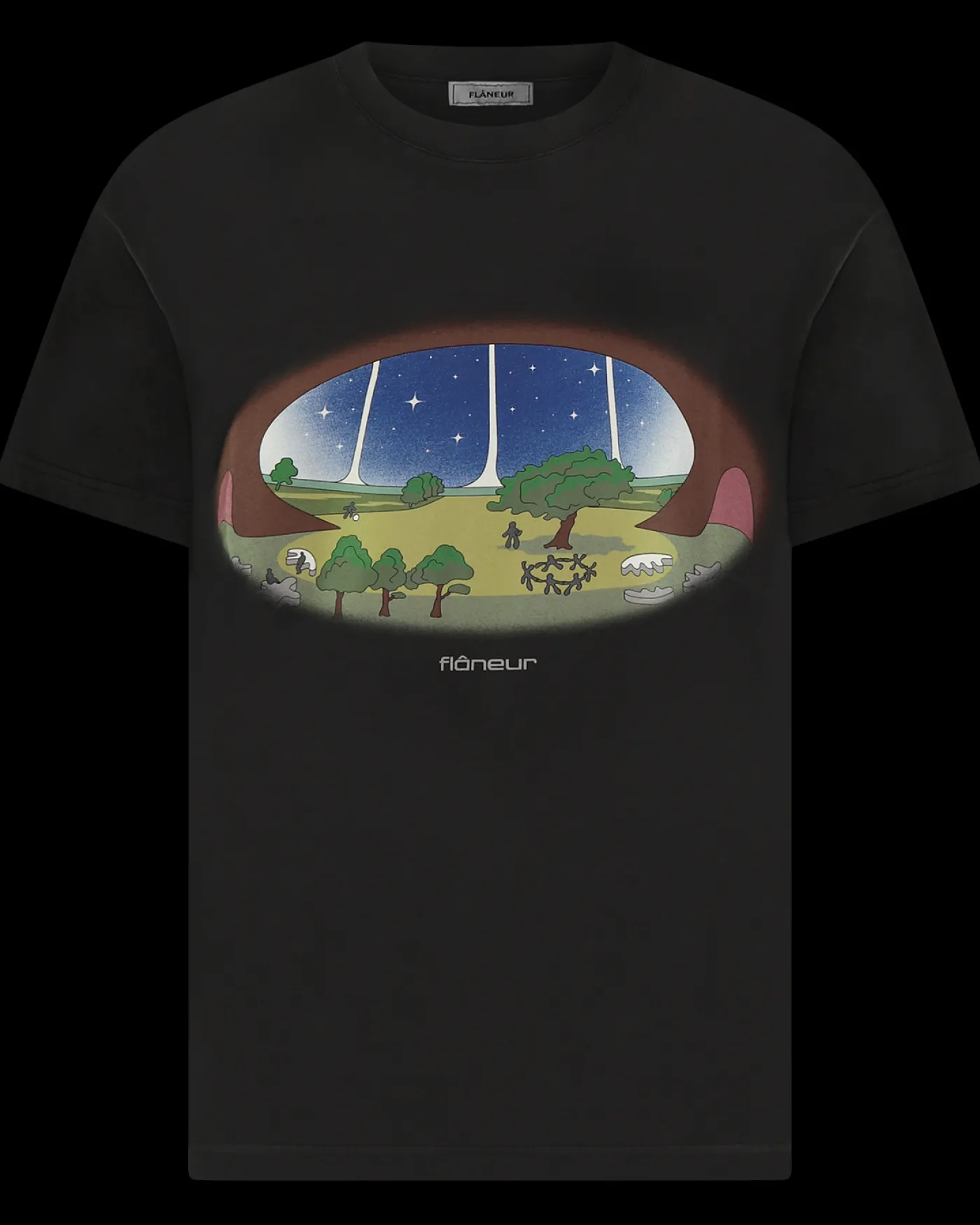 Heren Stardome T-Shirt Zwart