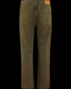 Heren Straight Jeans Beige