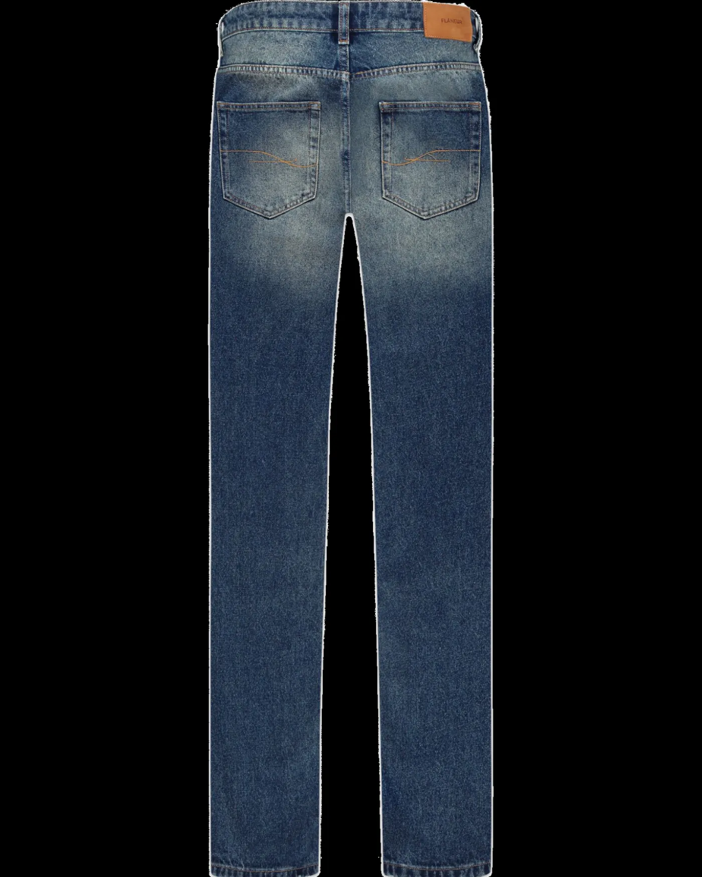 Heren Straight Jeans Blauw