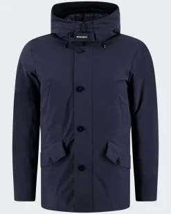 Heren Stretch Arctic Parka Blauw