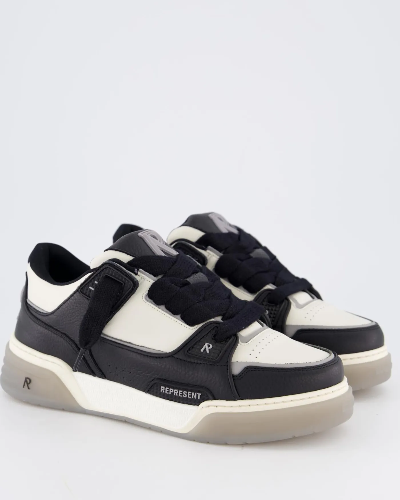 Heren Studio Sneaker Zwart/Wit