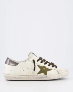 Heren Super-Star Sneaker Wit/Groen
