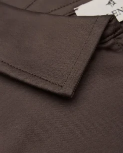 Heren Supima Polo Zip Collar L/S