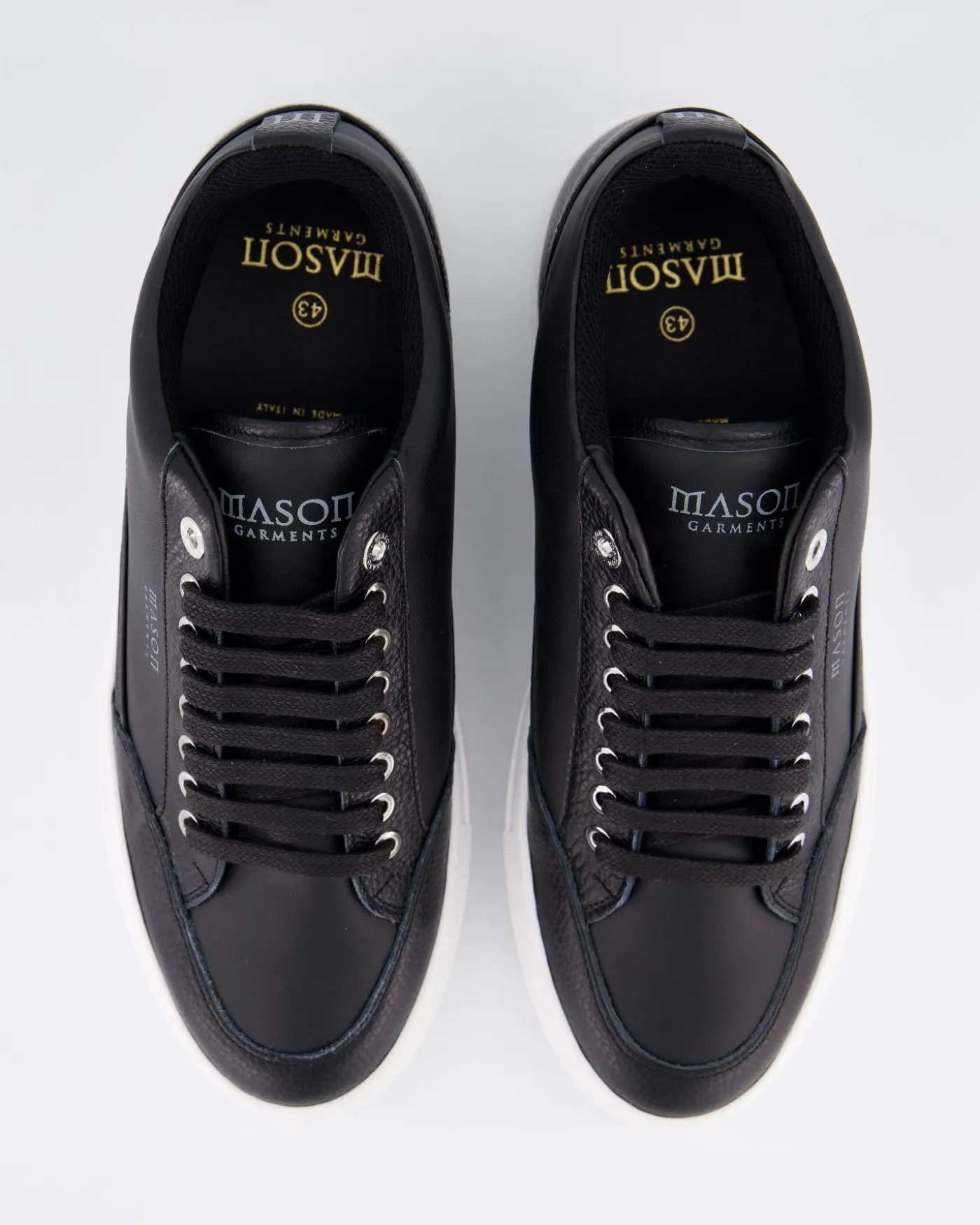 Heren Tia Bicolore Sneaker Zwart