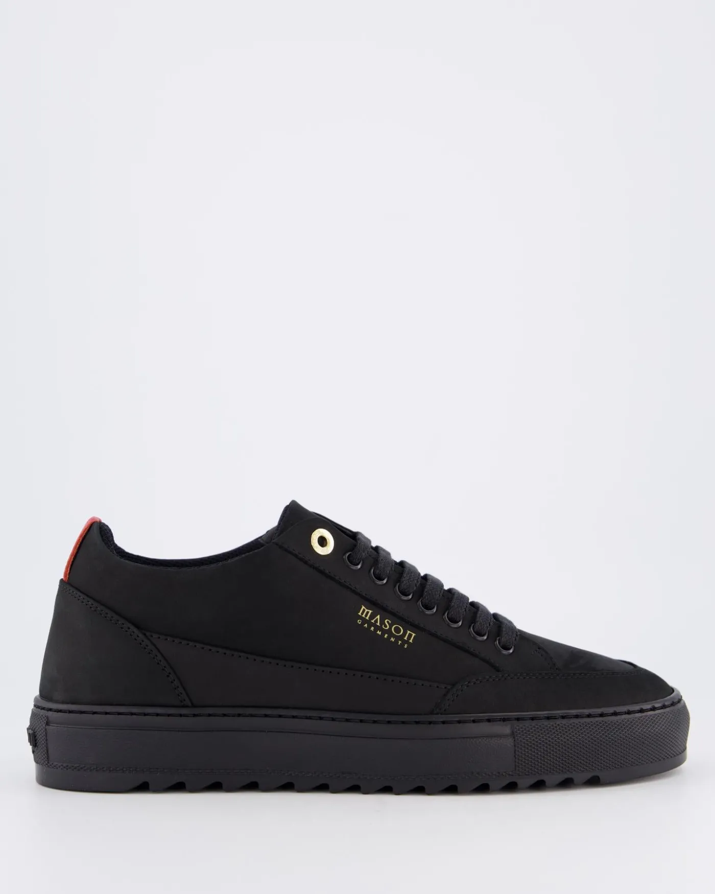 Heren Tia Nabuk Sneaker Zwart