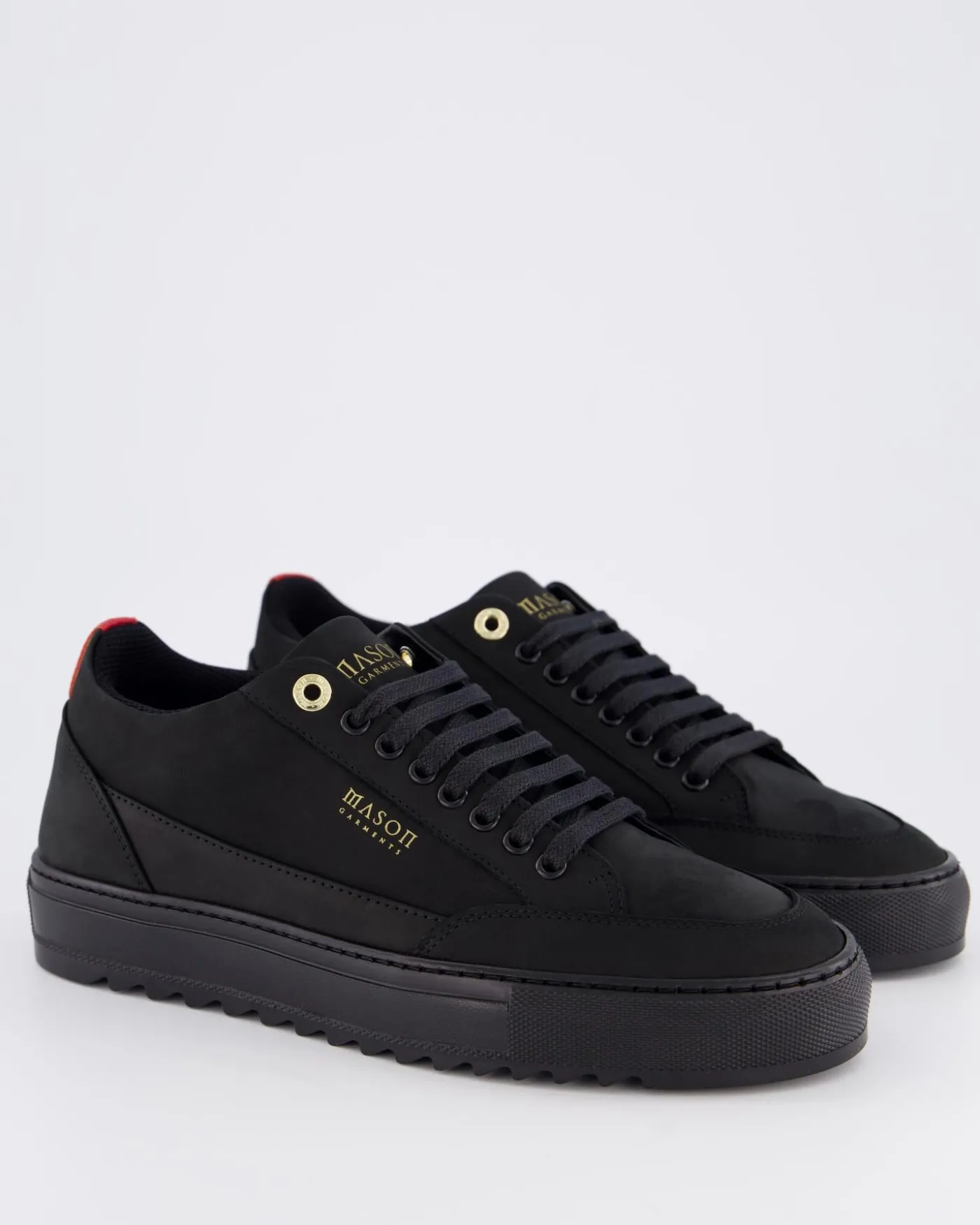 Heren Tia Nabuk Sneaker Zwart