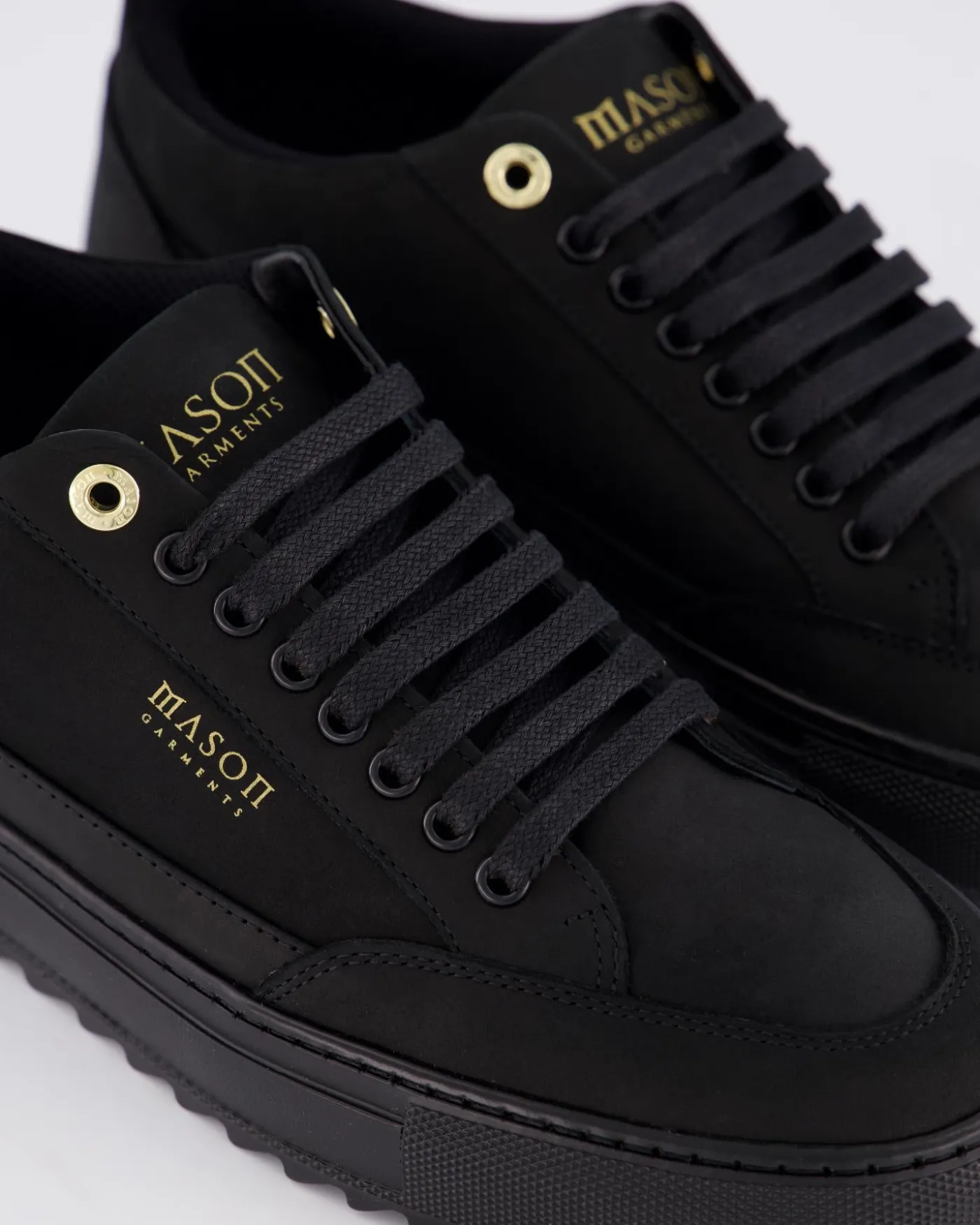 Heren Tia Nabuk Sneaker Zwart