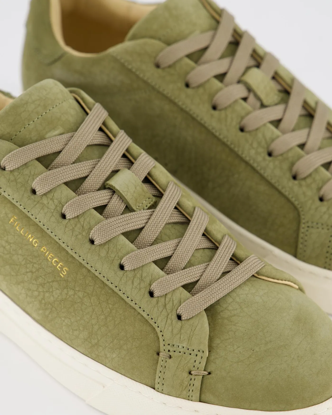 Heren Tiebreak Grain Sneaker Groen