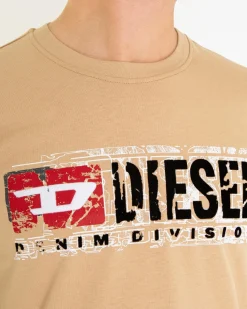 Heren T-Norm-T6 T-Shirt Beige