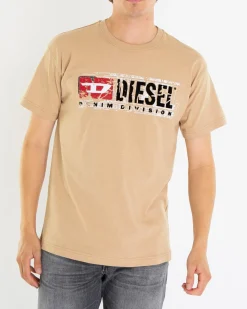 Heren T-Norm-T6 T-Shirt Beige