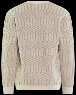 Heren Torsades Bicolor Vest Wit