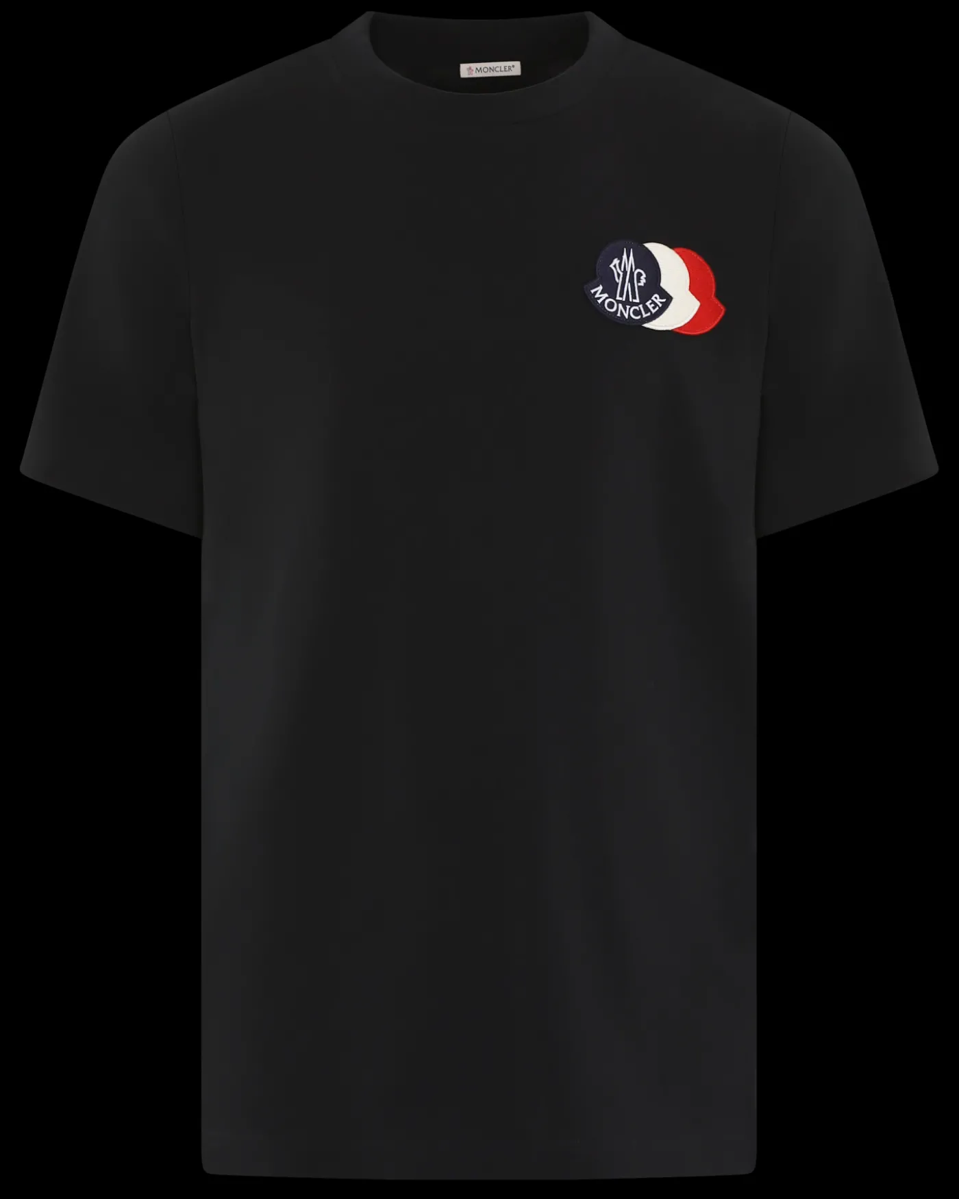 Heren Tricolor Logo T-Shirt Blauw