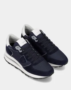Heren Tropez Haute Sneaker Blauw