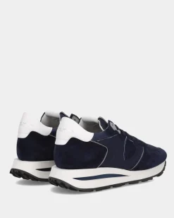 Heren Tropez Haute Sneaker Blauw