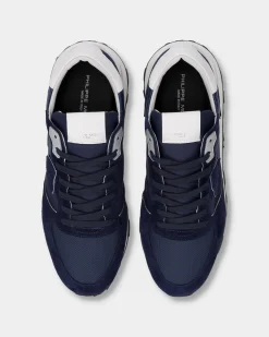 Heren Tropez Haute Sneaker Blauw