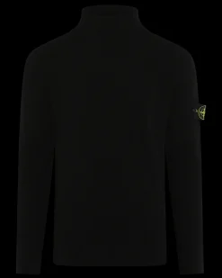 Heren TurtleNeck Full Rib Zwart