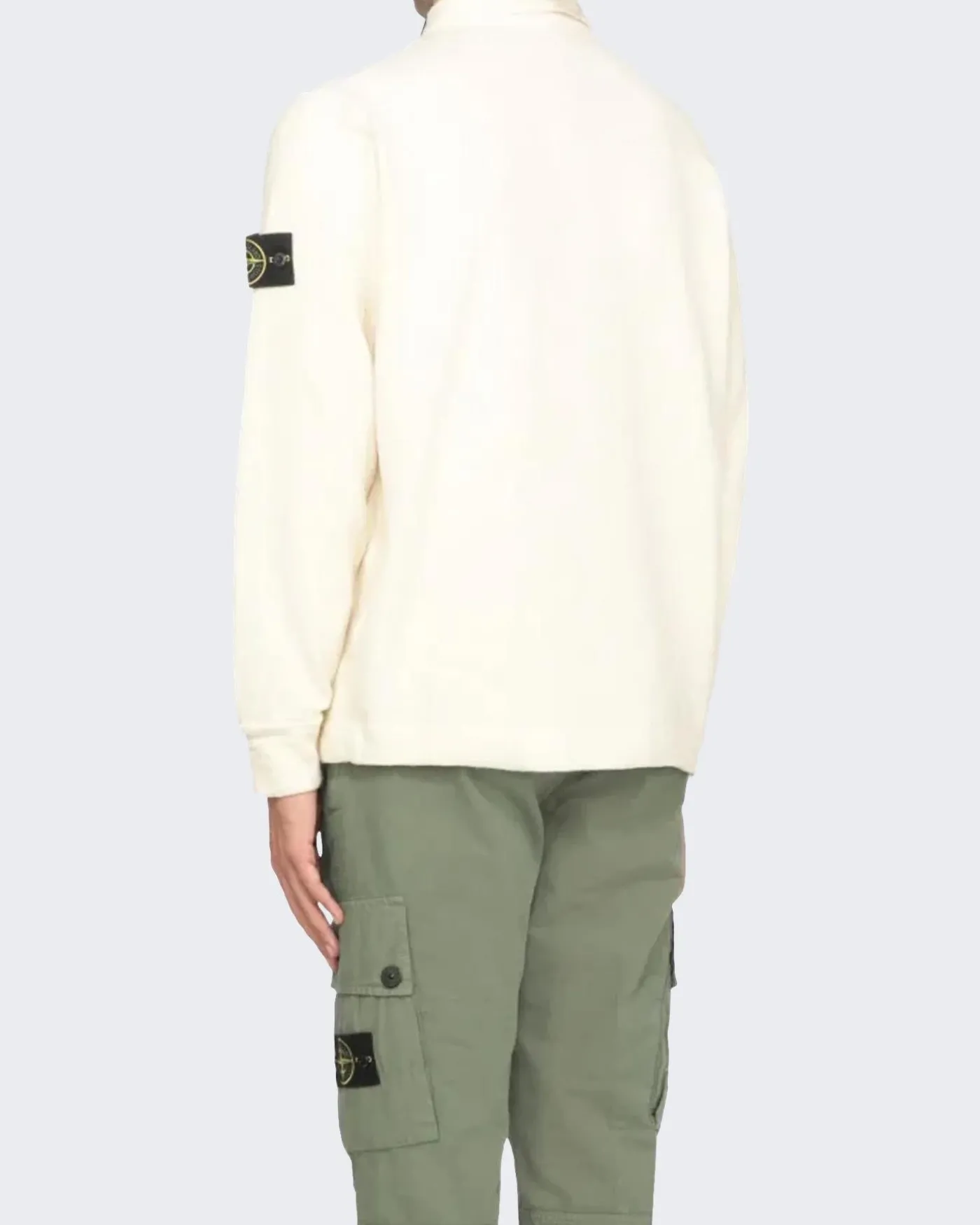 Heren Vanishe Polo Sweater Wit