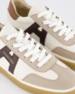 Heren Vico Sneaker Wit/Beige