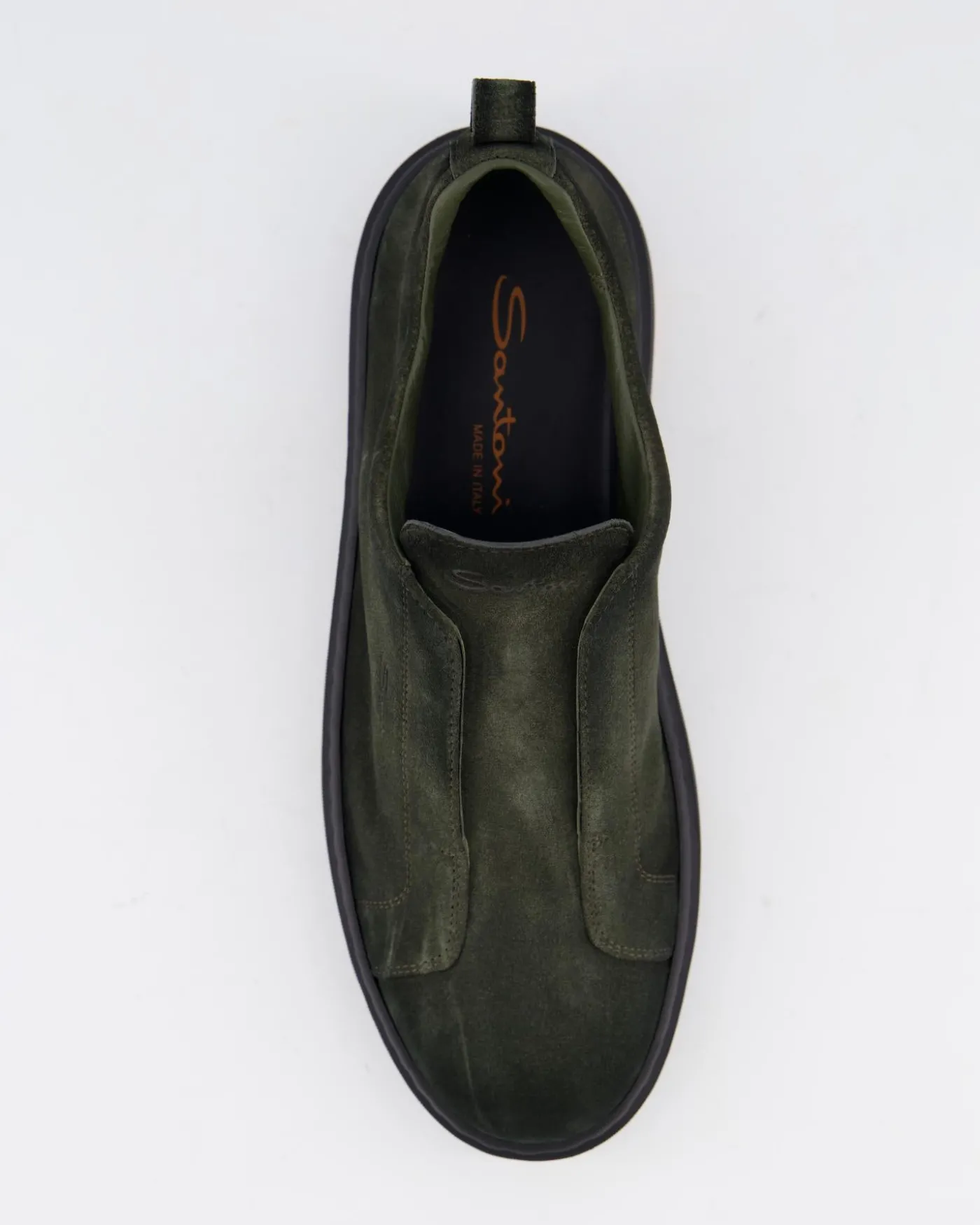 Heren Victor Sneaker Nubuck Groen