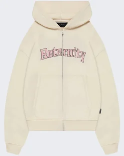 Heren Watercolor Zip Hoodie