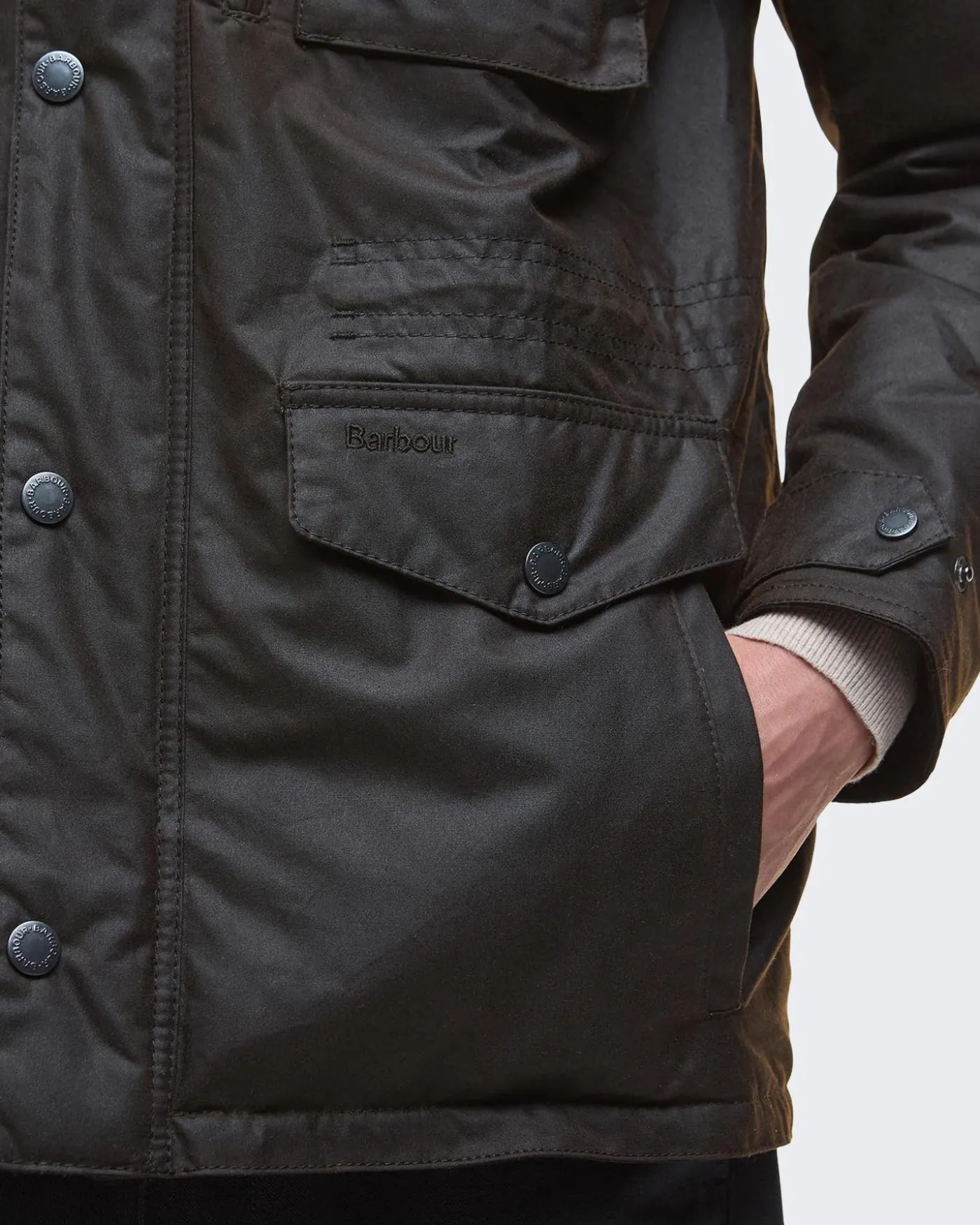 Heren WINTER SAPPER WAX JACKET