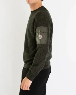 Heren Wool & Casmere Jumper Grijs