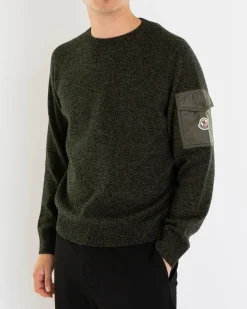 Heren Wool & Casmere Jumper Grijs