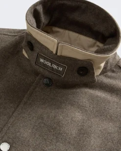 Heren Wool Keating Shirt Jack Grijs