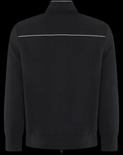Heren Zip Up Cardigan Zwart