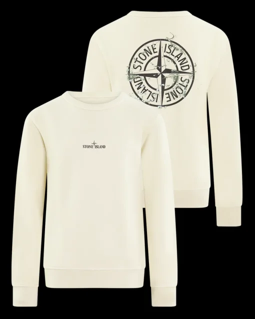 Kids Compasslogo Sweater Beige