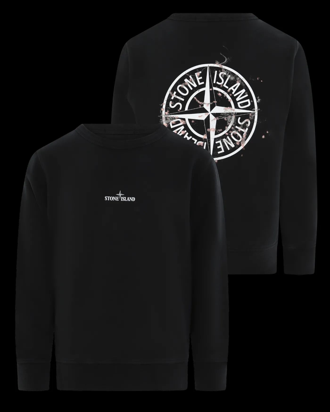 Kids Compasslogo Sweater Zwart