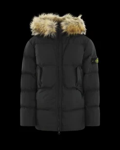 Kids Short Parka Zwart