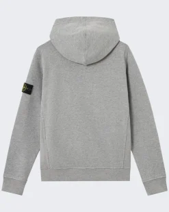 Kids Zip-up Hooded Sweater Grijs